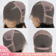 Load image into Gallery viewer, Full Lace Human Hair Wigs Straight Lace Front Wig Glueless Full Lace Wig Human Hair Pre Plucked Human Hair Wigs 26inches 150%
