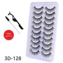 Load image into Gallery viewer, 5/10Pairs 3D Mink Lashes Natural Eyelashes Dramatic False Eyelashes Faux Cils Makeup Wholesale Fake Eyelash Extension maquiagem
