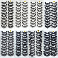 5/10Pairs 3D Mink Lashes Natural Eyelashes Dramatic False Eyelashes Faux Cils Makeup Wholesale Fake Eyelash Extension maquiagem