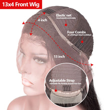 Load image into Gallery viewer, lace front human hair wigs for Black Women deep wave curly hd frontal bob wig brazilian afro short long 30 inch water wig full
