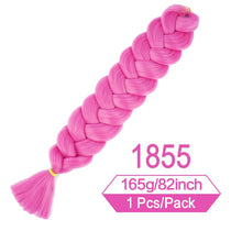 Load image into Gallery viewer, 82 Inch 165g/Pack Synthetic Crochet Hair Pre Stretched Jumbo Braiding Hair High Temperature Fiber Hair Extensions For Box Braids
