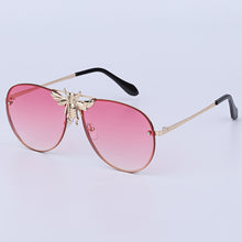 Load image into Gallery viewer, Luxury Brand Designer Sunglasses Women Classic Retro Sun Glasses Gradient Lens Shades Little Bee Eyeglasses Ladies UV400
