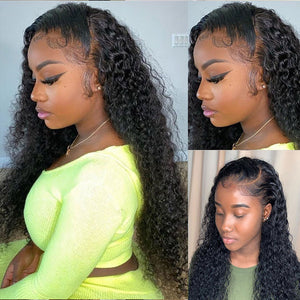 30 34 Inch Loose Deep Wave HD Frontal Wigs for Women Curly Human Hair Brazilian 13x4 Wet And Wavy Water Wave Full Lace Front Wig