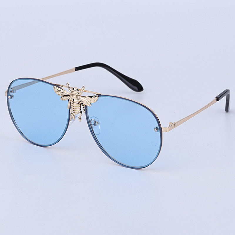 Luxury Brand Designer Sunglasses Women Classic Retro Sun Glasses Gradient Lens Shades Little Bee Eyeglasses Ladies UV400