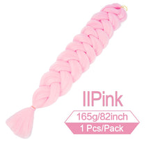 Load image into Gallery viewer, 82 Inch 165g/Pack Synthetic Crochet Hair Pre Stretched Jumbo Braiding Hair High Temperature Fiber Hair Extensions For Box Braids
