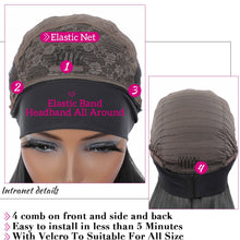 Load image into Gallery viewer, Deep Wave Headband Wigs Human Hair Wig Grip Headband Nicelight Brazilian Curly Headband Wigs Glueless Remy Hair With Headband
