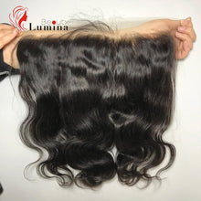 Load image into Gallery viewer, Body Wave Closure 4x4 Lace Closure Frontal Body Wave Frontal Natural Color Transparent Lace Frontal 100% Human Hair 8-22inches
