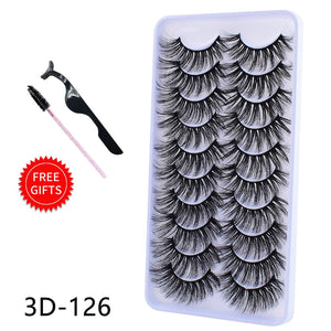 5/10Pairs 3D Mink Lashes Natural Eyelashes Dramatic False Eyelashes Faux Cils Makeup Wholesale Fake Eyelash Extension maquiagem