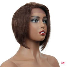 Load image into Gallery viewer, Straight Bob Human Hair Wigs Part Lace Front Bob Wigs Straight Short Bob Wig Rebecca Wig Brazilian Lace Front Human Hair Wigs
