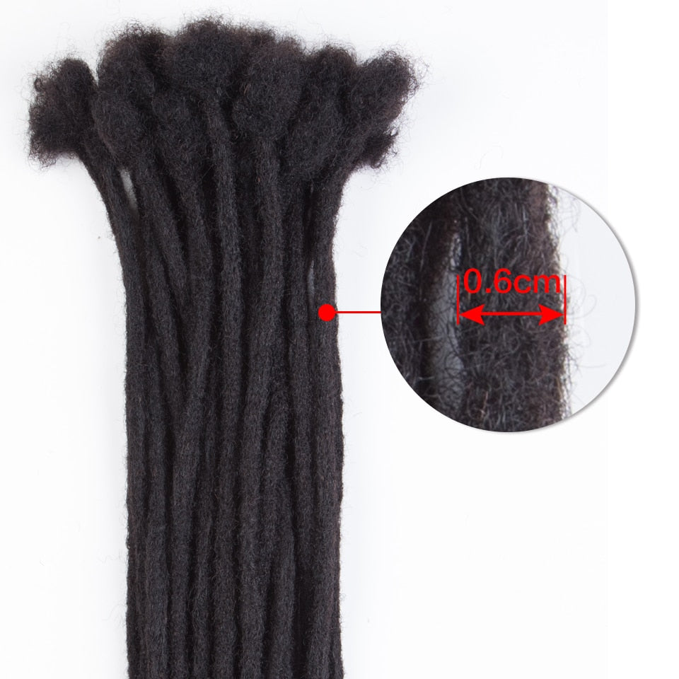 Styleicon Dreadlocks 100% Human Hair Tight Afro Kinky Bulk Human Hair For Twist Braids Human Hair Extensions 20/40/60 strand/lot