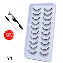 Load image into Gallery viewer, 5/10Pairs 3D Mink Lashes Natural Eyelashes Dramatic False Eyelashes Faux Cils Makeup Wholesale Fake Eyelash Extension maquiagem
