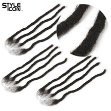 Load image into Gallery viewer, Styleicon Dreadlocks 100% Human Hair Tight Afro Kinky Bulk Human Hair For Twist Braids Human Hair Extensions 20/40/60 strand/lot
