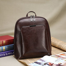 Load image into Gallery viewer, Women Backpack high quality PU Leather  Fashion Backpacks Female Feminine Casual Large Capacity Vintage Shoulder Bags

