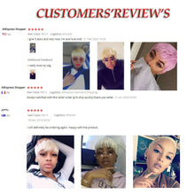 Load image into Gallery viewer, Debut Pixie Cut Human Hair Wigs Brazilian Short Straight Remy Human Hair Piexe Cut Wigs Cheap 613 Blonde Human Hair Full Wigs
