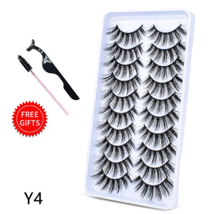 5/10Pairs 3D Mink Lashes Natural Eyelashes Dramatic False Eyelashes Faux Cils Makeup Wholesale Fake Eyelash Extension maquiagem