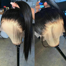 Load image into Gallery viewer, Full Lace Human Hair Wigs Straight Lace Front Wig Glueless Full Lace Wig Human Hair Pre Plucked Human Hair Wigs 26inches 150%
