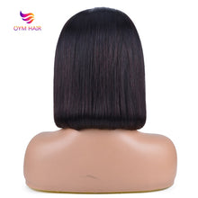 Load image into Gallery viewer, Straight Bob Headband Wig Human Hair Straight Human Hair Wigs For Black Women Machine Made Remy Short Bob Human Hair Wigs
