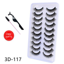 Load image into Gallery viewer, 5/10Pairs 3D Mink Lashes Natural Eyelashes Dramatic False Eyelashes Faux Cils Makeup Wholesale Fake Eyelash Extension maquiagem
