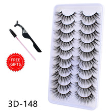 Load image into Gallery viewer, 5/10Pairs 3D Mink Lashes Natural Eyelashes Dramatic False Eyelashes Faux Cils Makeup Wholesale Fake Eyelash Extension maquiagem
