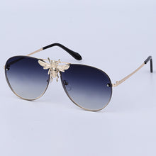 Load image into Gallery viewer, Luxury Brand Designer Sunglasses Women Classic Retro Sun Glasses Gradient Lens Shades Little Bee Eyeglasses Ladies UV400
