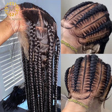 Load image into Gallery viewer, Full Lace Human Hair Wigs Straight Lace Front Wig Glueless Full Lace Wig Human Hair Pre Plucked Human Hair Wigs 26inches 150%
