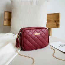 Load image into Gallery viewer, 2022 Tassel Small Messenger Bag For Women Trend  Embroidery Camera Female Shoulder Bag Fashion Chain Ladies Crossbody Bags
