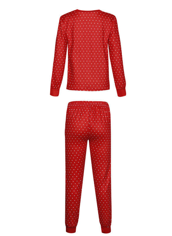 Christmas Printed Parent-Child Pajama Set for Christmas