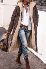 Load image into Gallery viewer, 2023 Amazon Europe and America Solid Color Hooded Cotton Dress Long Sleeve Double sided Wear Slim Fit Style Cardigan Coat Top
