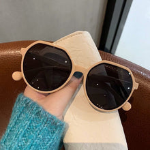 Load image into Gallery viewer, OLOEY Fashion Style All-match Trend Sunglasses Personalized Round Frame Sunglasses Ins Trend Candy Color Big Frame Sunglasses
