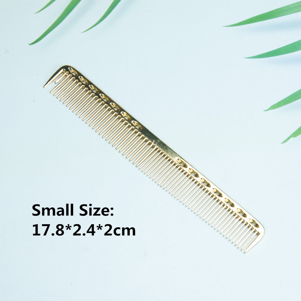 Space Aluminuml Hair Comb Pro Hairdressing Combs расческа для волос Hair Cutting Dying Hair Brush Barber Tools Salon Accessaries