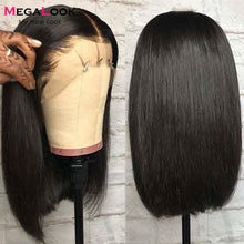 Load image into Gallery viewer, Lace Wig Short Bob Wig Pre Plucked Bone Straight Human Hair Wigs For Women Double Drawn Virgin Human Hair Wig 5x5 Lace Wigs

