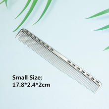 Load image into Gallery viewer, Space Aluminuml Hair Comb Pro Hairdressing Combs расческа для волос Hair Cutting Dying Hair Brush Barber Tools Salon Accessaries
