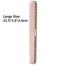 Load image into Gallery viewer, Space Aluminuml Hair Comb Pro Hairdressing Combs расческа для волос Hair Cutting Dying Hair Brush Barber Tools Salon Accessaries
