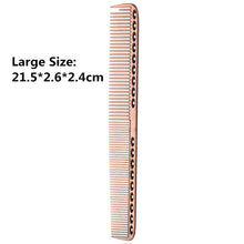 Load image into Gallery viewer, Space Aluminuml Hair Comb Pro Hairdressing Combs расческа для волос Hair Cutting Dying Hair Brush Barber Tools Salon Accessaries

