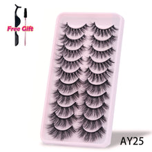 Load image into Gallery viewer, 5/10Pairs 3D Mink Lashes Natural Eyelashes Dramatic False Eyelashes Faux Cils Makeup Wholesale Fake Eyelash Extension maquiagem

