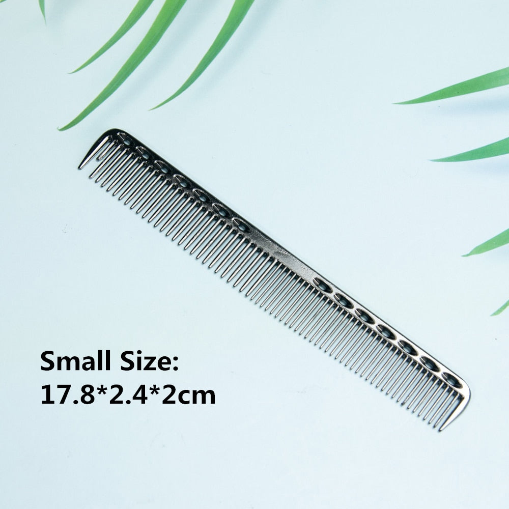 Space Aluminuml Hair Comb Pro Hairdressing Combs расческа для волос Hair Cutting Dying Hair Brush Barber Tools Salon Accessaries