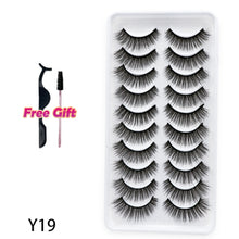 Load image into Gallery viewer, 5/10Pairs 3D Mink Lashes Natural Eyelashes Dramatic False Eyelashes Faux Cils Makeup Wholesale Fake Eyelash Extension maquiagem
