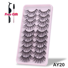 Load image into Gallery viewer, 5/10Pairs 3D Mink Lashes Natural Eyelashes Dramatic False Eyelashes Faux Cils Makeup Wholesale Fake Eyelash Extension maquiagem
