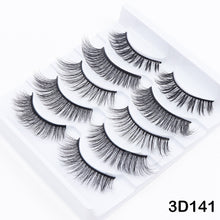 Load image into Gallery viewer, 5/10Pairs 3D Mink Lashes Natural Eyelashes Dramatic False Eyelashes Faux Cils Makeup Wholesale Fake Eyelash Extension maquiagem
