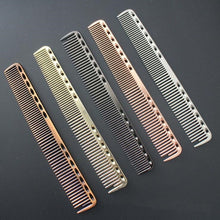 Load image into Gallery viewer, Space Aluminuml Hair Comb Pro Hairdressing Combs расческа для волос Hair Cutting Dying Hair Brush Barber Tools Salon Accessaries

