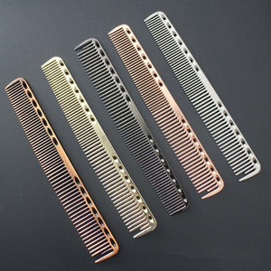 Space Aluminuml Hair Comb Pro Hairdressing Combs расческа для волос Hair Cutting Dying Hair Brush Barber Tools Salon Accessaries