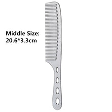 Load image into Gallery viewer, Space Aluminuml Hair Comb Pro Hairdressing Combs расческа для волос Hair Cutting Dying Hair Brush Barber Tools Salon Accessaries
