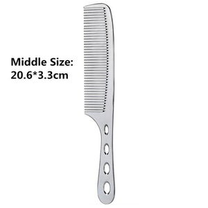 Space Aluminuml Hair Comb Pro Hairdressing Combs расческа для волос Hair Cutting Dying Hair Brush Barber Tools Salon Accessaries