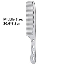 Load image into Gallery viewer, Space Aluminuml Hair Comb Pro Hairdressing Combs расческа для волос Hair Cutting Dying Hair Brush Barber Tools Salon Accessaries
