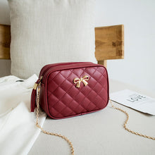 Load image into Gallery viewer, 2022 Tassel Small Messenger Bag For Women Trend Lingge Embroidery Camera Female Shoulder Bag Fashion Chain Ladies Crossbody Bags
