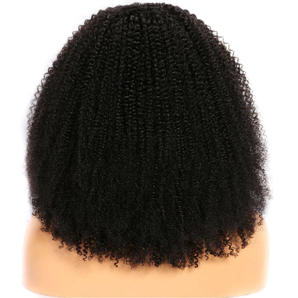 Afro Kinky Curly 4x4 Lace Closure Human Hair Wigs - Bianca's hair and beauty supply