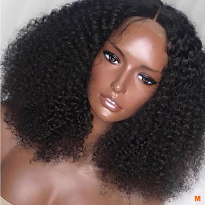 Afro Kinky Curly 4x4 Lace Closure Human Hair Wigs - Bianca's hair and beauty supply