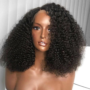 Afro Kinky Curly 4x4 Lace Closure Human Hair Wigs - Bianca's hair and beauty supply