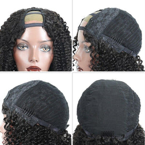 Upart Wigs Afro Kinky Curly Clip in Human Hair Wigs For Black Women - Bianca's hair and beauty supply