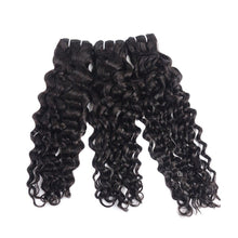 Load image into Gallery viewer, Super Double Drawn Water Wave Hair Bundles With Closure Pre Plucked - Bianca's hair and beauty supply
